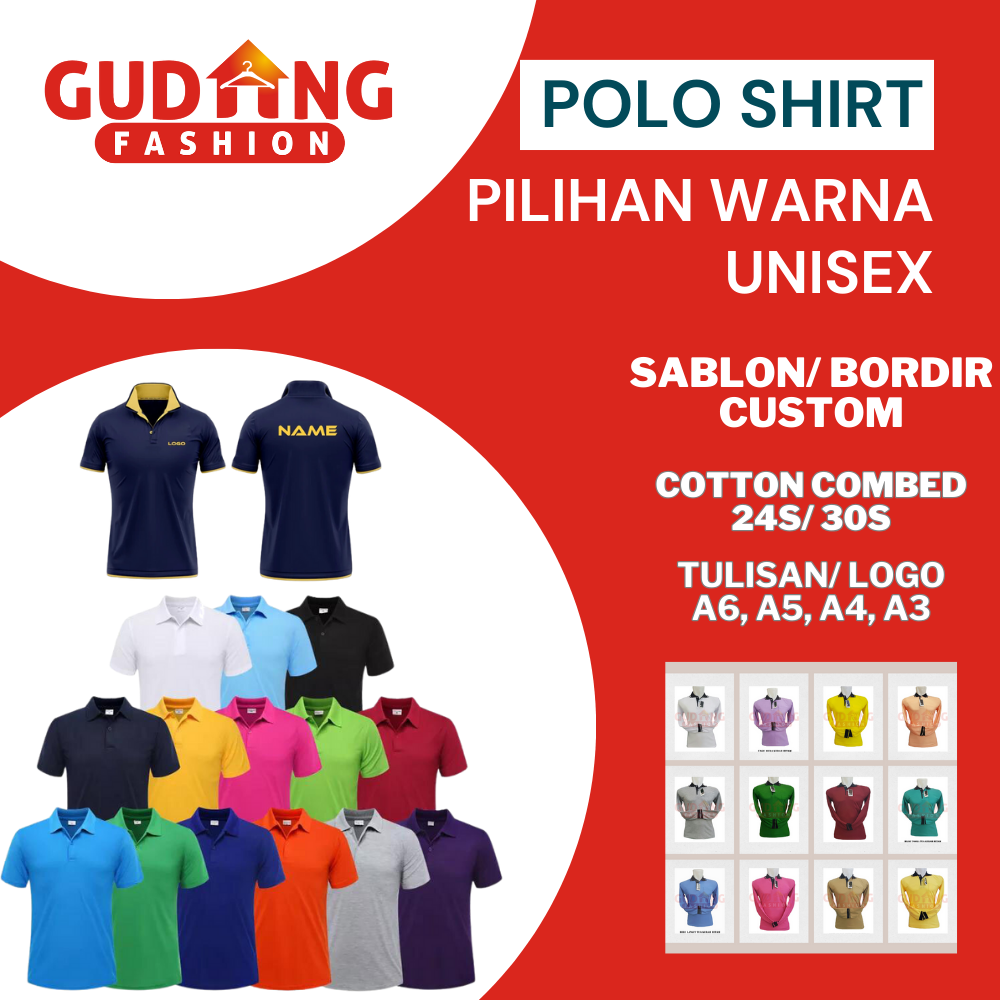 Polo Shirt - Pilihan Warna